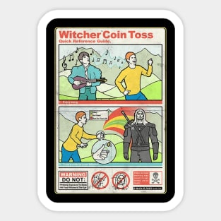 Witcher Coin Toss Sticker